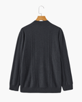 Men's Ribbed Half-Zip Knit Sweater