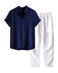Leo Men's Linen & Cotton Summer Set