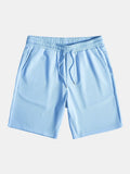 Men's Textured V-Neck Polo & Shorts Set