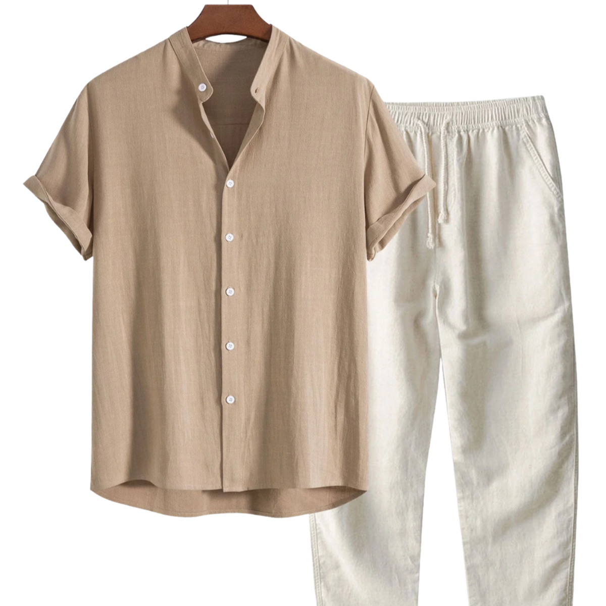 Leo Men's Linen & Cotton Summer Set
