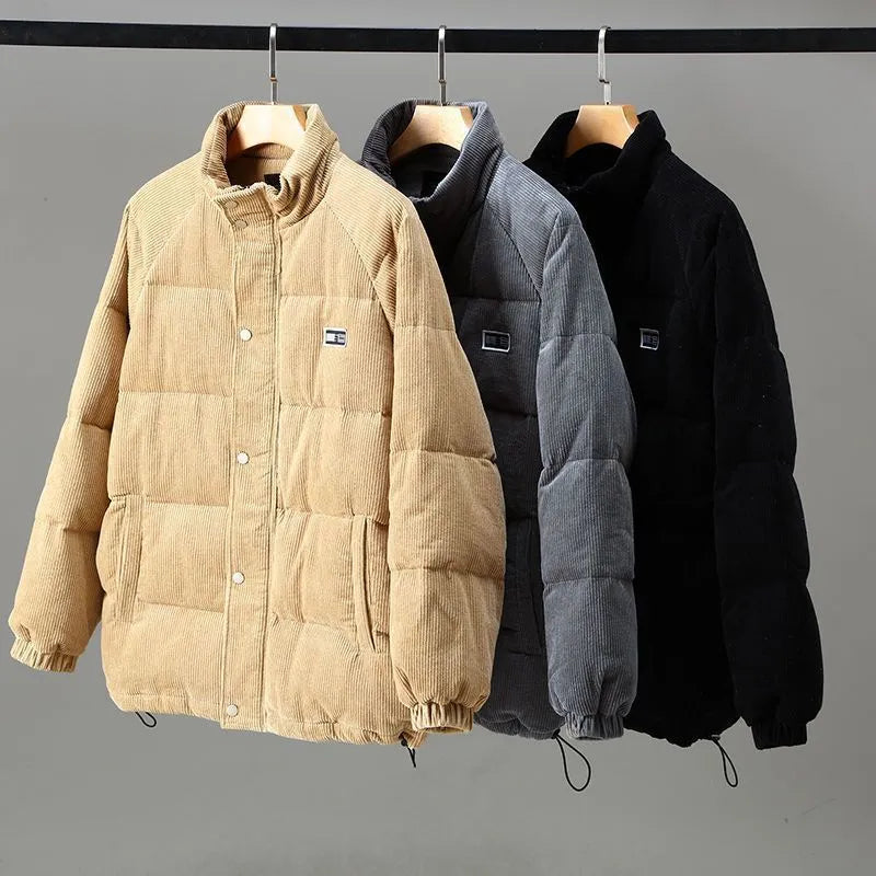 Ethan Men's Corduroy Puffer Jacket