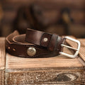 Men's Leather Western Belt