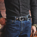 Men's Leather Western Belt