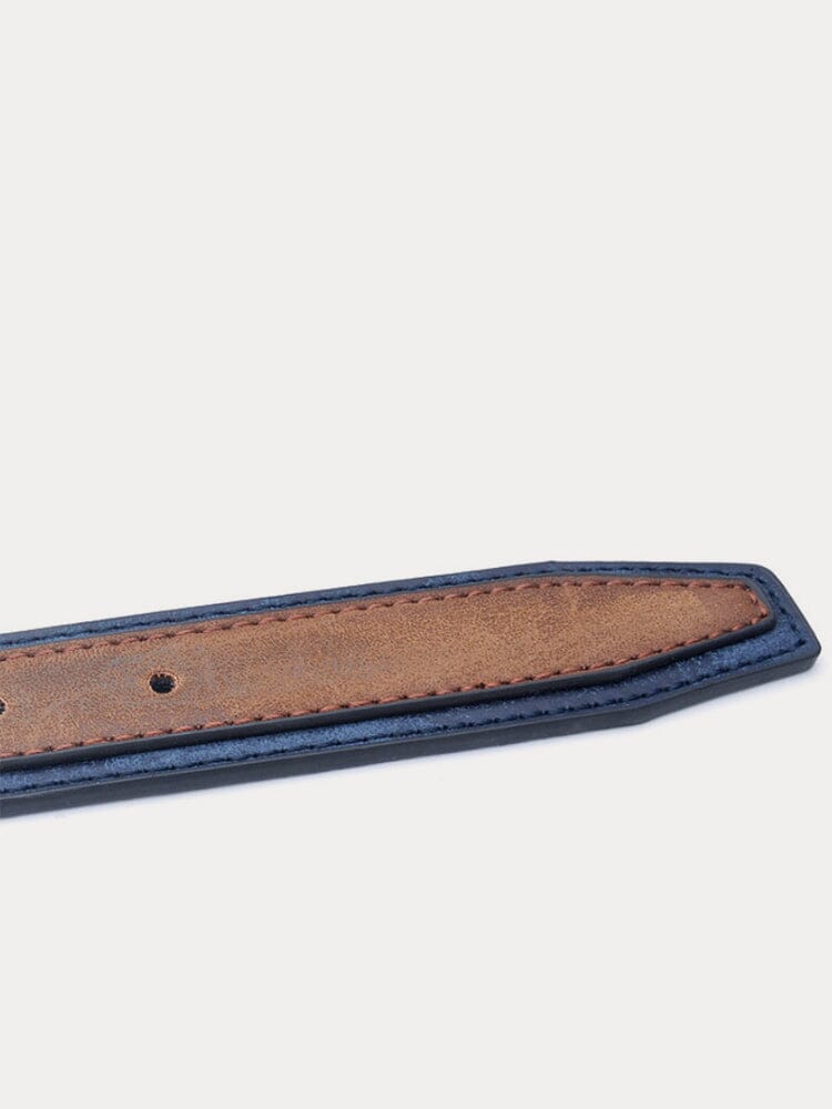 Men's Vintage PU & Cowhide Belt