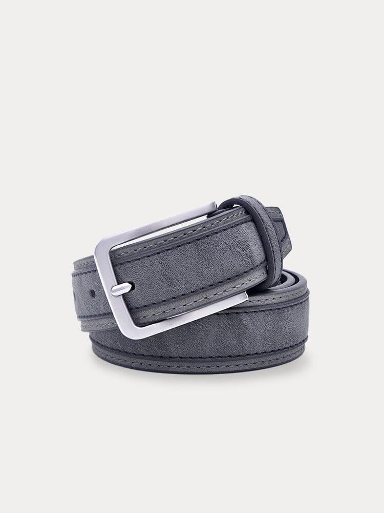 Men's Vintage PU & Cowhide Belt