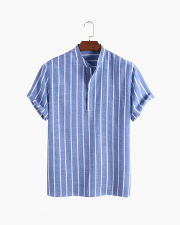 Bari Men's Striped Polo Shirt