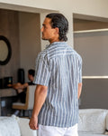 Bari Men's Striped Polo Shirt