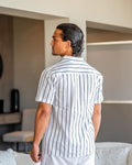 Bari Men's Striped Polo Shirt