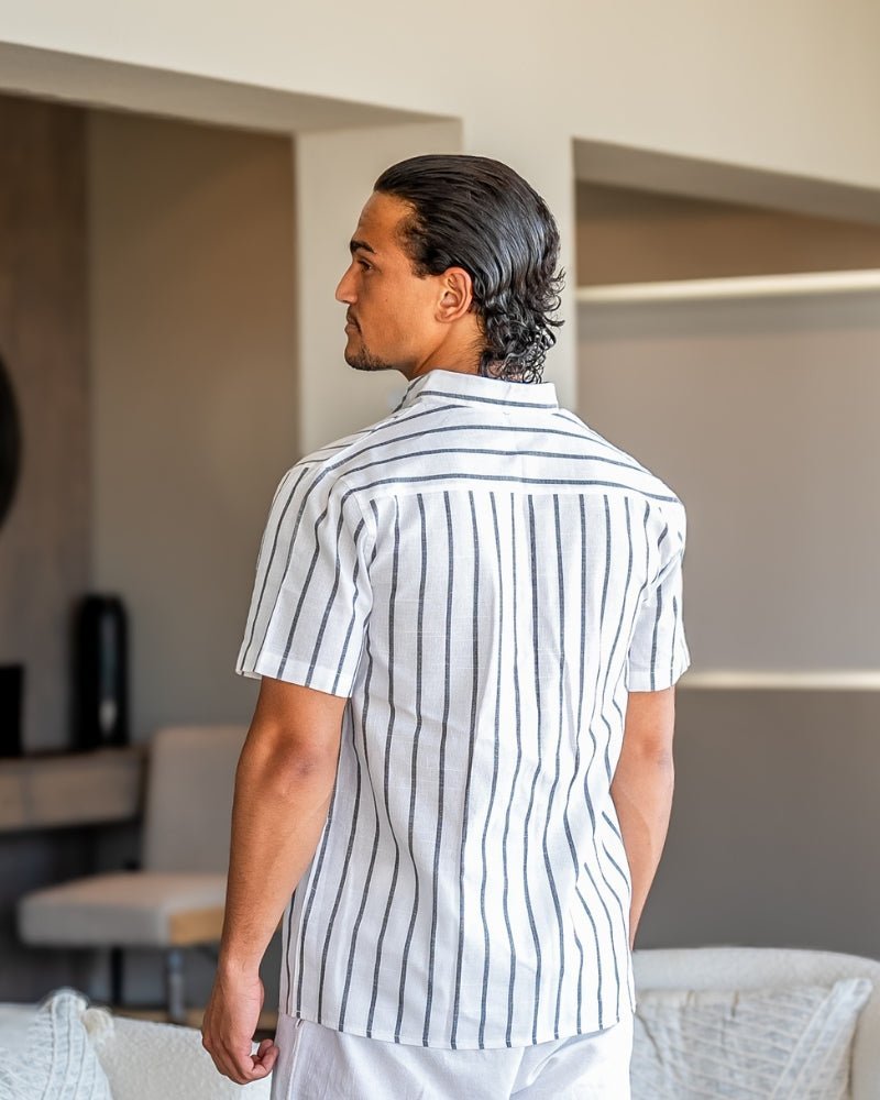 Bari Men's Striped Polo Shirt