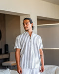 Bari Men's Striped Polo Shirt