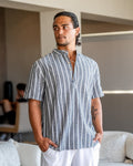 Bari Men's Striped Polo Shirt