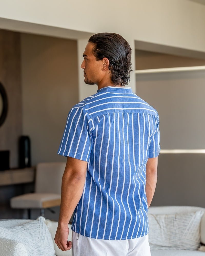Bari Men's Striped Polo Shirt