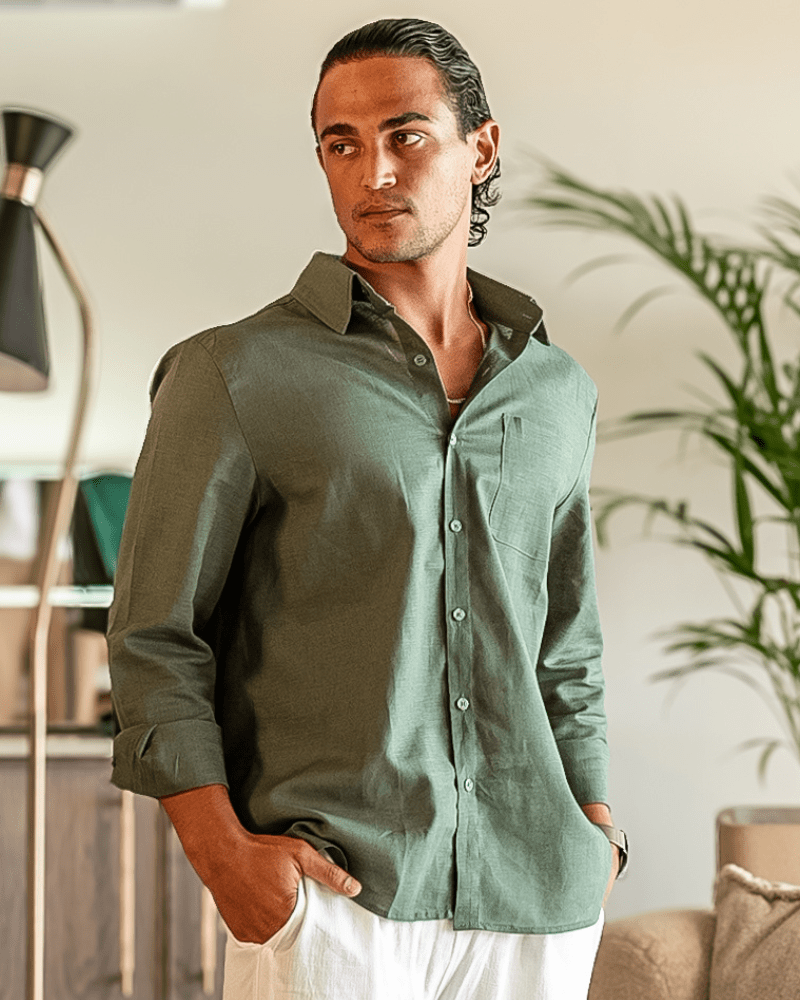 Cape Town Men's Linen Shirt