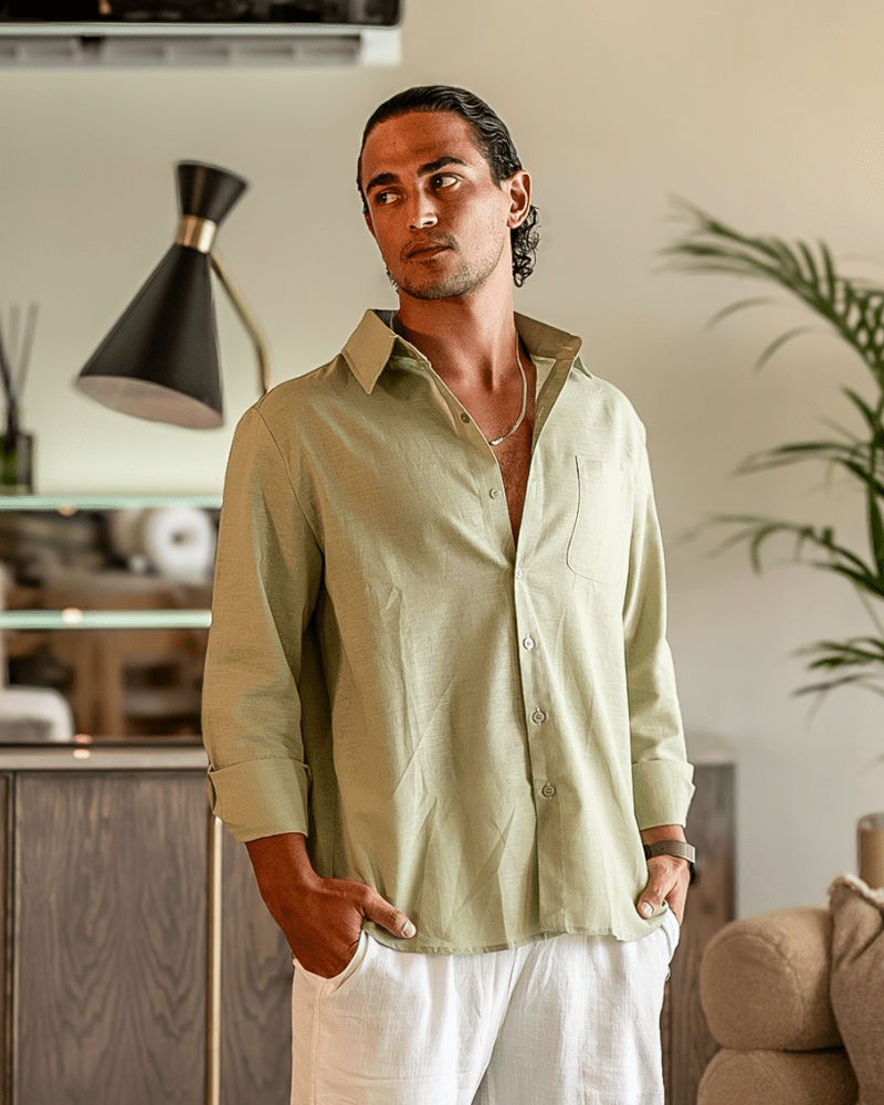 Cape Town Men's Linen Shirt