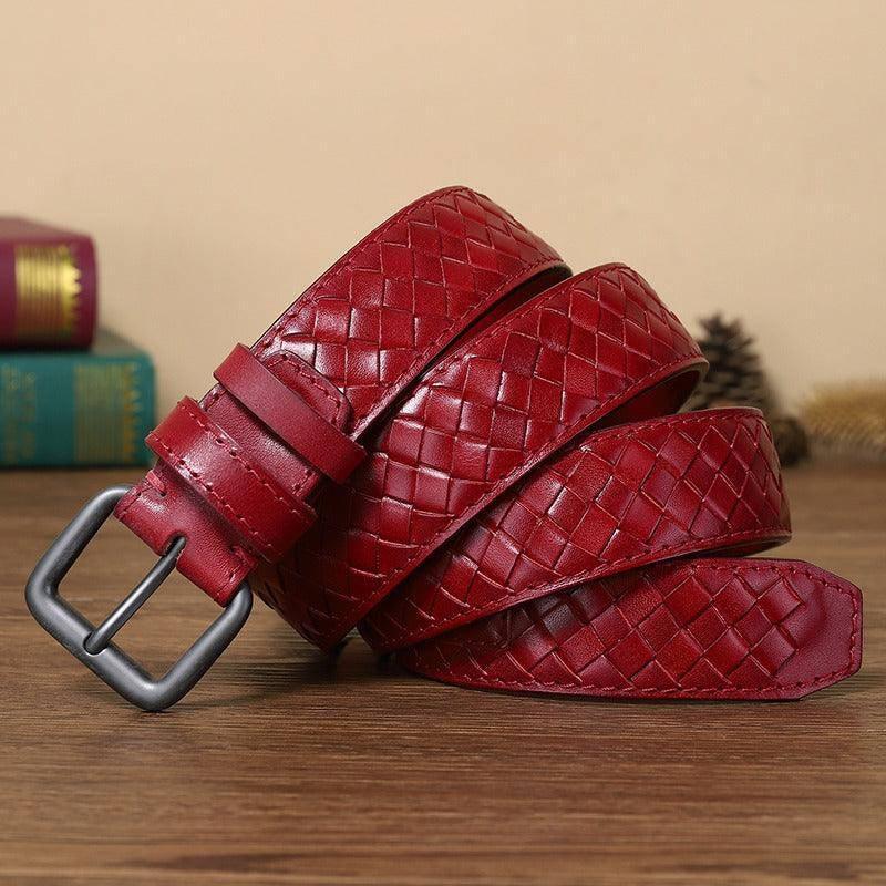 Anatol Men's Braided Leather Belt