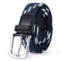 William Men's Elastic Braided Belt