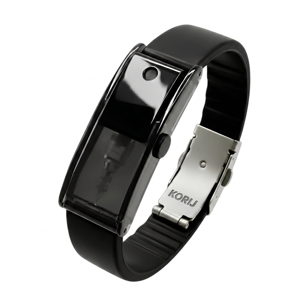 Korij Noir Aura Refillable Fragrance Bracelet