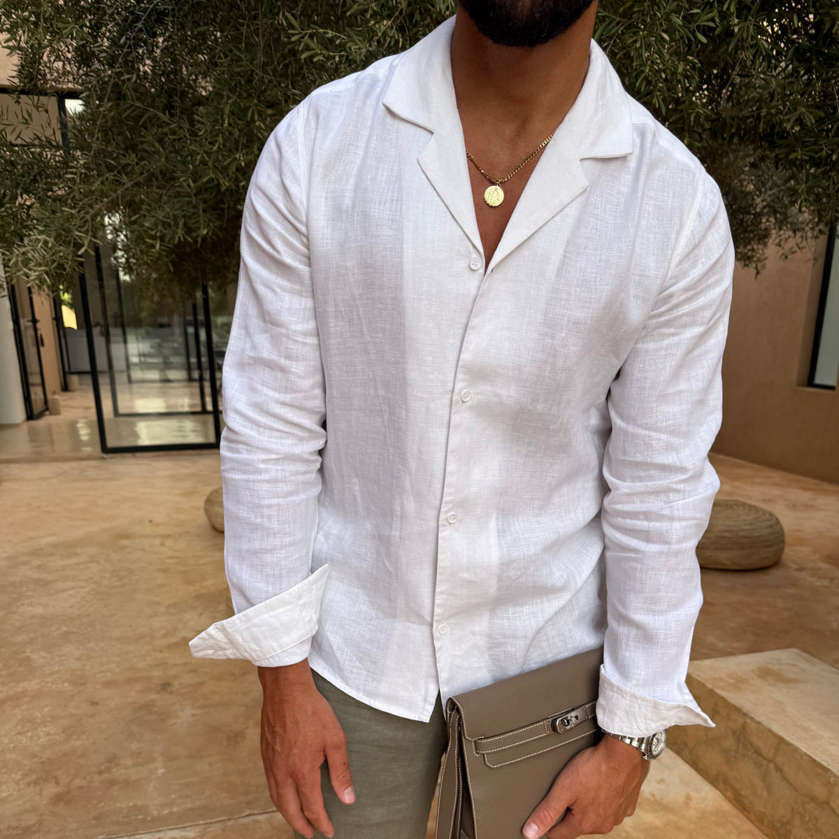 Capri Men's Linen Shirt