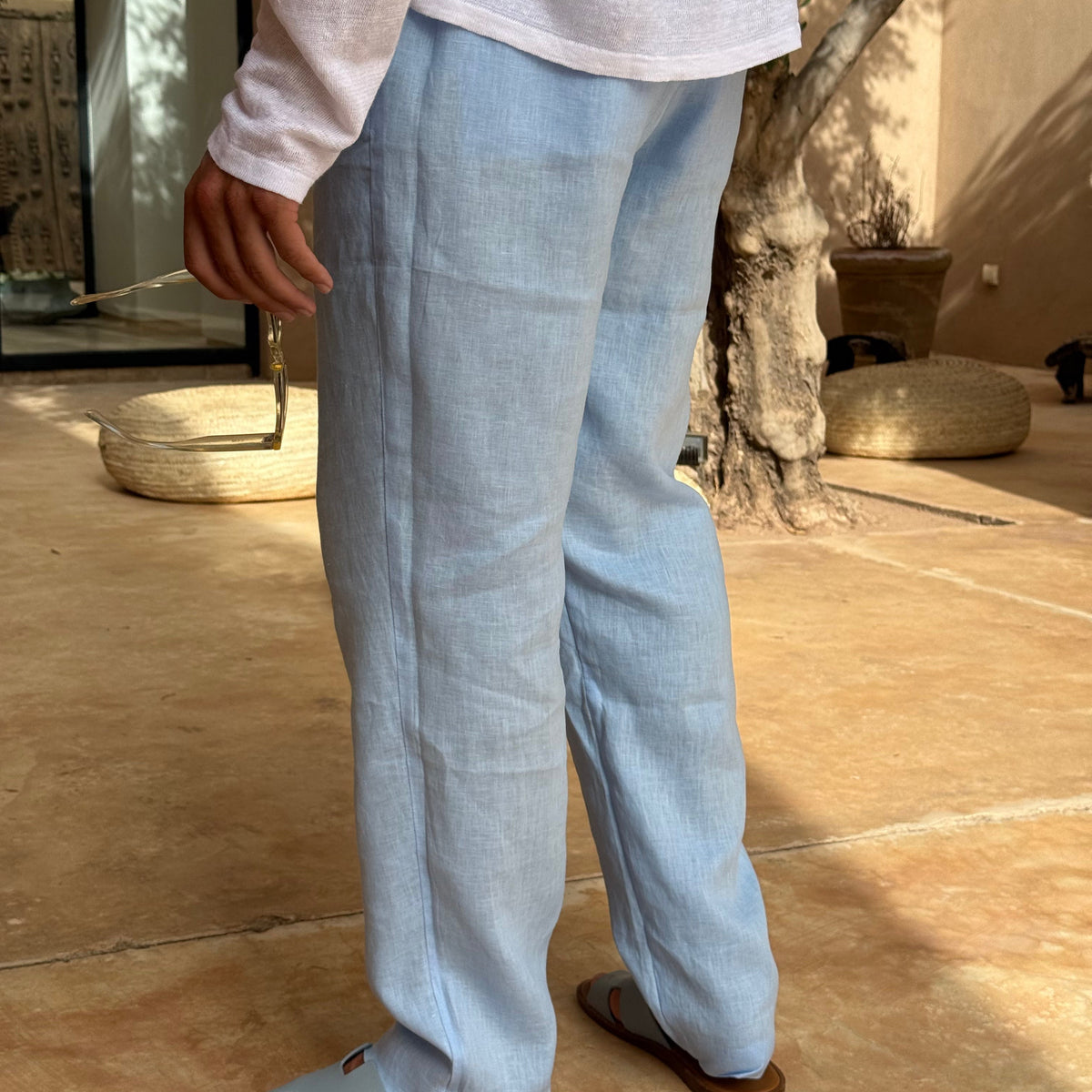 Capri Men's Linen Trousers