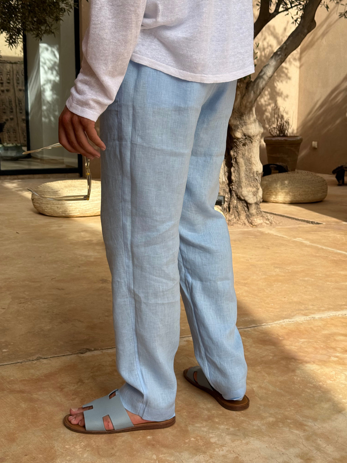 Capri Men's Linen Shirt & Trousers Set
