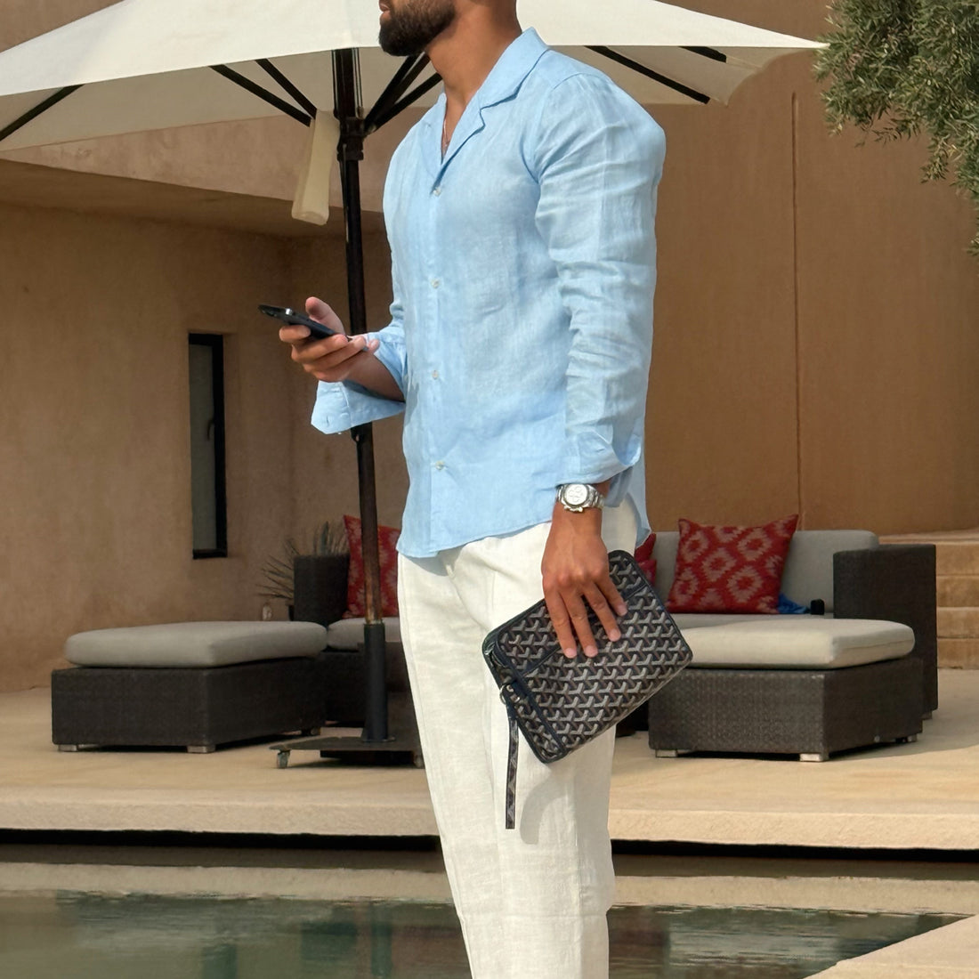 Capri Men's Linen Shirt