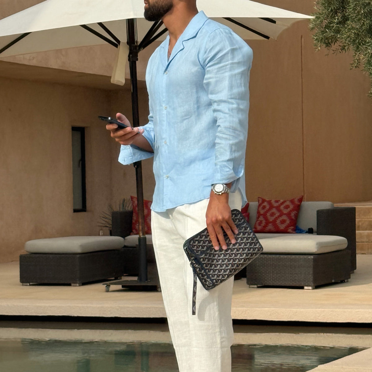 Capri Men's Linen Shirt