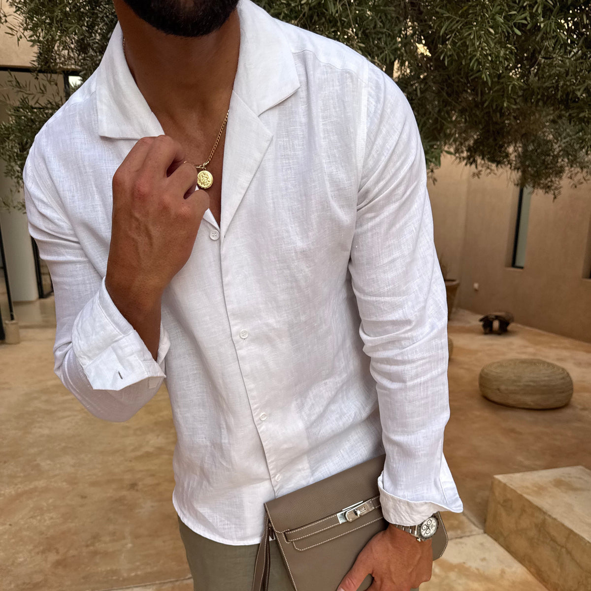 Capri Men's Linen Shirt