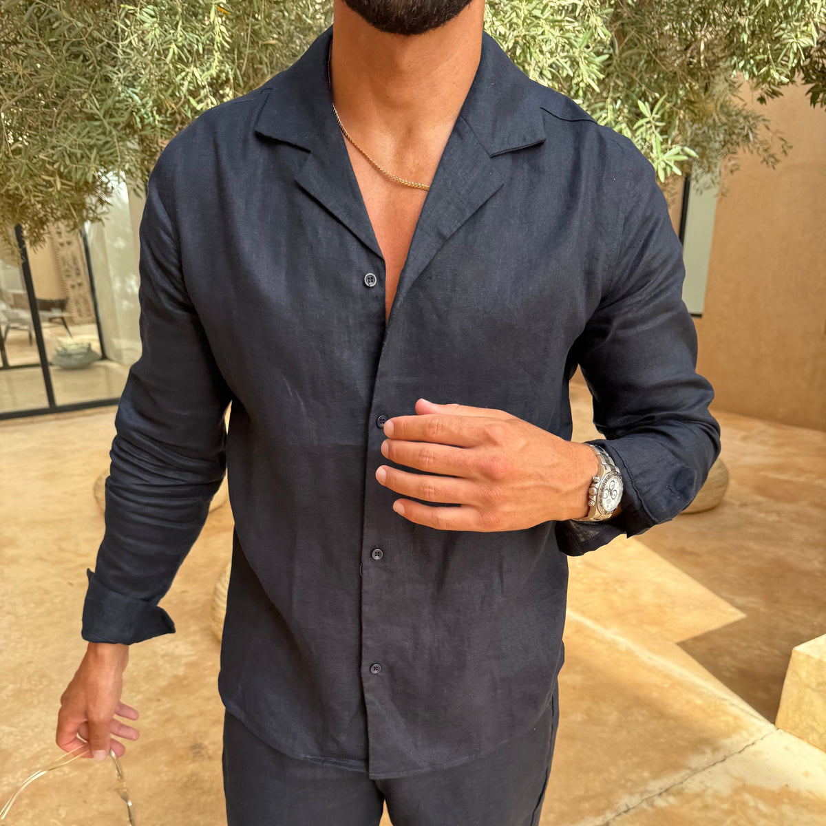 Capri Men's Linen Shirt