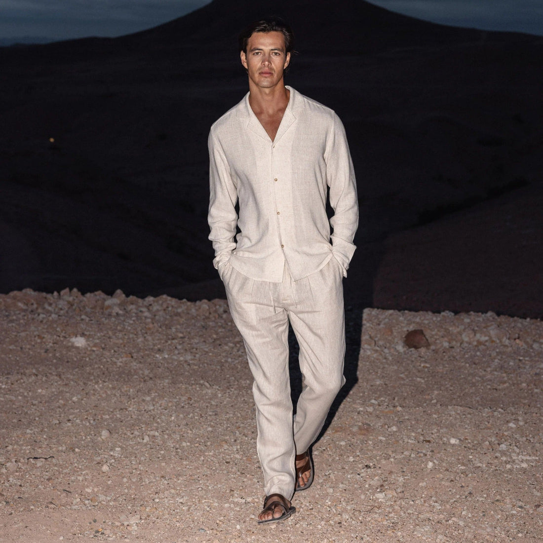 Capri Men's Linen Trousers