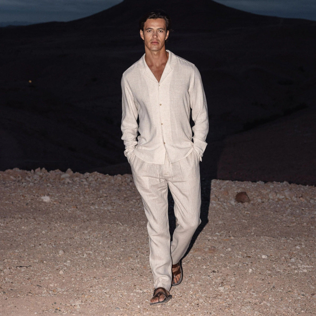 Capri Men's Linen Trousers