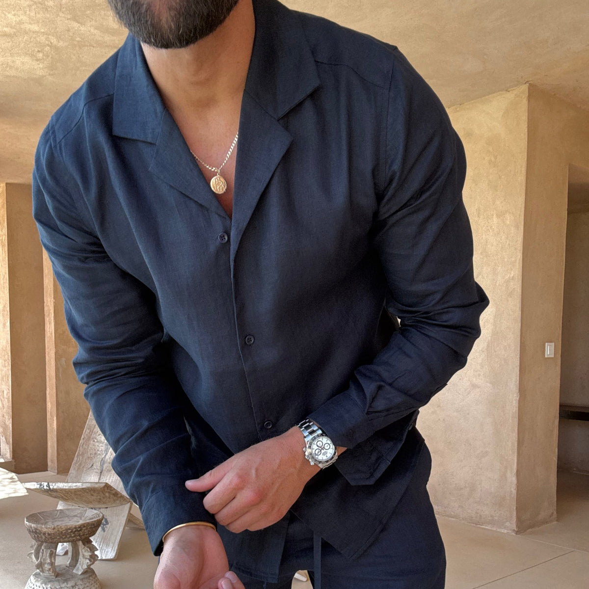 Capri Men's Linen Shirt