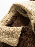 Men's Teddy Fleece-Lined Corduroy Jacket