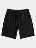 Men's Textured V-Neck Polo & Shorts Set