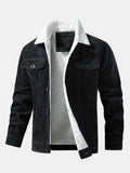 Men's Teddy Fleece-Lined Corduroy Jacket
