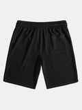 Men's Textured V-Neck Polo & Shorts Set