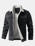 Men's Teddy Fleece-Lined Corduroy Jacket