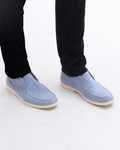 Men's High-Top Suede Loafers