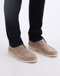 Men's High-Top Suede Loafers