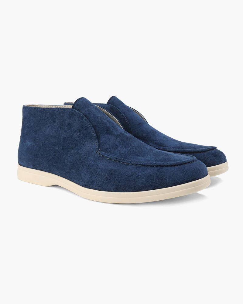 Men's High-Top Suede Loafers