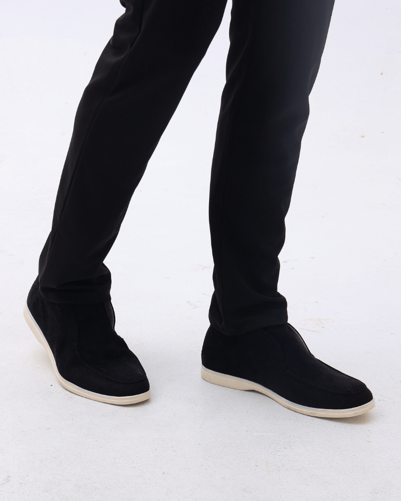 Men's High-Top Suede Loafers