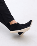 Men's High-Top Suede Loafers