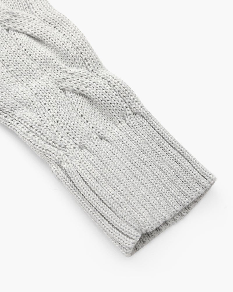 Verbier Men's Cable Knit Half-Zip Sweater