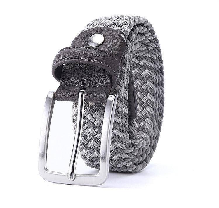 Zviadi Men's Elastic Braided Belt